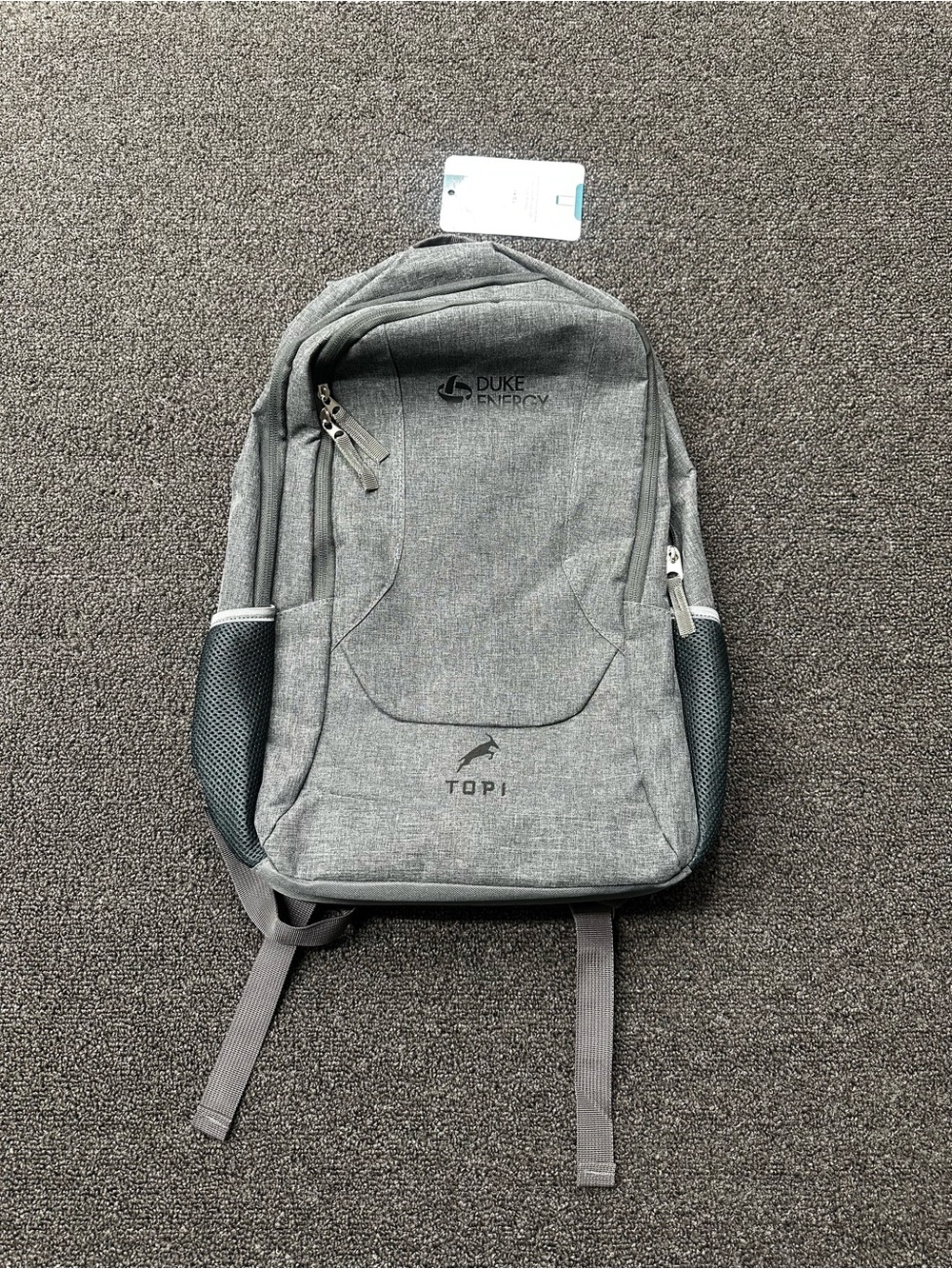 TOPI Gray / Black Hiking School Travel Laptop Backpack- NWT
